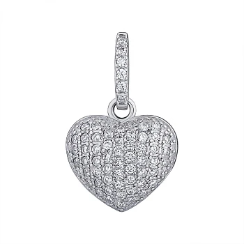 Серебряная подвеска с фианитами 000147303