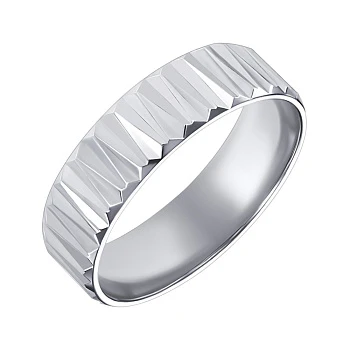 Серебряное обручальное кольцо 000159462