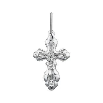 Серебряный крестик 000173686
