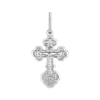 Серебряный крестик 000176670