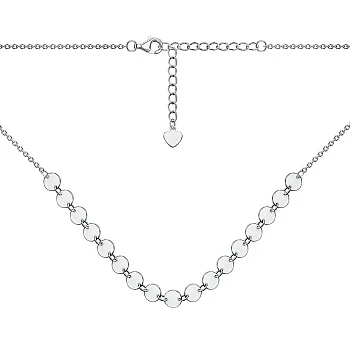 Серебряное колье 000177460