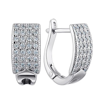 Серебряные серьги с фианитами S Zirconia 000149300